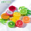 Micro-paisagem criativa simulação laranja fatiada kiwi abacaxi fruta DIY decoração saco surpresa acessórios pequenos enfeites