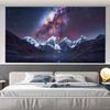 Tela Colgante de Fondo de Cielo Estrellado Cósmico, Tapiz de Gama Alta Simple para Sala de Estar y Dormitorio, Tapiz de Tela Colgante de Fondo de Atmósfera para Cabecera