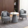 Sofá de recepção para negócios, design moderno minimalista de luxo leve, adequado para recepção, escritório de vendas, escritório, varanda, conjunto de mesa e cadeira para lazer e negociação