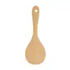 Espátula de Madera Yuehuo para Cocina Casera, Espátula Cuchara de Madera Específica para Sartén Antiadherente, Espátula de Cocina con Mango Largo, Espátula de Madera Resistente a Altas Temperaturas