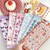 Lindas Pegatinas Divertidas 3D en Relieve Estilo Japonés Sanrio Cinnamoroll My Melody Dibujos Animados Para Agenda Teléfono