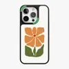 Design Floral Simples com Painel Traseiro Intercambiável, Capa Magnética Forte para iPhone 15 Pro Max, Tampa de Painel Traseiro Substituível para iPhone 14