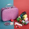 Caixa de Costura, Dote de Casamento, Kit de Costura, Kit de Costura Doméstico, Ferramentas de Costura, Suprimentos de Costura, Caixa de Armazenamento de Luxo