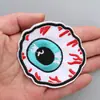 Parches bordados personalizados de moda y geniales con ojos y labios, adecuados para chaquetas de mezclilla, bolsos y proyectos de bricolaje; parches termoadhesivos, disponibles en stock