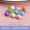 Chaveiro Sino Pintado Colorido 14-22mm Pingentes de Sino Pequenos DIY Acessórios Pingente para Animal de Estimação Doces Coloridos
