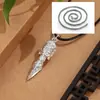 Cultura Jinsha "Purba Kha" Plata de Ley 925 Colgante Purba Kha Accesorio de Cuenta de Oración Colgante Vajra