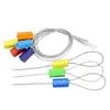 Selo de Chumbo com Fio de Aço, Cinta de Selo de Chumbo para Contêiner, Cinta Anti-Violação com Texto, Selo de Fio de Aço Tipo Aperto, Fivela de Travamento para Caminhão Contêiner
