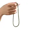 Pulseira Simples de Contas de Buda de Sândalo Verde Antigo Verde Jade Verde Hetian Estilo Antigo Simples Pulseira de Sândalo 4mm para Mulheres Artísticas Atacado