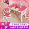 Mesa infantil para uso doméstico Mesa dobrável para alunos do ensino fundamental Mesa de escrita para quarto infantil Mesa de computador simples