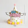 Sombrero de Cumpleaños para Niños y Adultos Punto Láser Reflectante Gorra Puntiaguda de Bola Gorra Puntiaguda de Fiesta Gorra de Corona Gorra de Bola Mao
