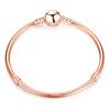 Pulseira Clássica Prateada para Meninas Corrente Básica Joia de Moda de Rua Tendência de Berloque Europeu