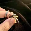 Anillo giratorio de acero inoxidable esmerilado de 4/6/8 mm, un artículo popular en Amazon para ventas transfronterizas, venta al por mayor de anillos giratorios de acero de titanio para aliviar el estrés