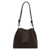 Bolsa Tote Retro de Gran Capacidad para Mujer 2025 Verano Nuevo Estilo Simple Patrón de Piedra Estilo Coreano Nicho Bolso de Hombro Bajo el Brazo