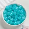 Céu Estrelado Sereia Ji Flash Fino Resina Contas Redondas Contas Soltas Feito à Mão DIY Colar Pulseira de Contas Acessórios de Joias Contas