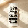 Pinza Metálica para el Cabello para Flequillo, Pasador de Flequillo de Verano, Pinza de Pato Linda para Niña, Accesorio para el Cabello para Niños