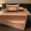 Juego de Cama de Tres Piezas de Esterilla de Ratán Indonesio Nuevo 2026