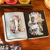 Libro de Pegatinas Troqueladas Yuxian: Serie Múltiples Historias - Estilo Vintage Japonés Patrón de Arte de Collage de Tarjetas DIY para Decoración de Diario