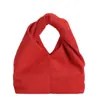 Bolso de Piel de Ante para Mujer 2026 Nuevo Nicho Gama Alta Retro Rojo Bolso de Mano Gran Capacidad Bolso para Viajes Diario para Mujer