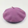 Boina de Lana Personalizada para Mujer con Circunferencia de Cabeza Grande, Estilo Coreano, Moderna, Versátil, Sombrero de Artista de Moda para Exteriores, Venta al por Mayor de Fábrica en Stock
