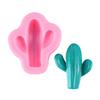 Molde para hornear decoración de pastel de azúcar diy una variedad de forma de cactus arcilla líquida yeso molde de silicona