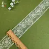 Fabricante Direto Renda Feita Sob Medida Tendência Água de Rosa Bordado Solúvel em Água Renda Atacado Vestidos Pijamas Meias 3/4 Fitas
