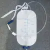 Bolsa de drenagem para bolsa de urina de perna, bolsa de coleta descartável de 500ml de pequena capacidade para urina