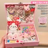 Set de Regalo Caja de Accesorios para el Cabello Infantil, Pinzas para el Cabello Estilo Princesa para Niñas, Gomas para el Cabello, Adornos para la Cabeza Lindos de Dibujos Animados, Regalo de Cumpleaños, Estilo de Alta Gama