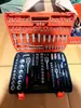 Conjunto Multifuncional de 172 Peças de Soquetes e Chaves de Catraca de Tamanhos Grande, Médio e Pequeno para Reparo Automotivo, Conjunto de Ferramentas para Reparo de Carros Venda por Atacado