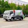 Camión compactador de basura de carga trasera de 12 metros cúbicos con compactación hidráulica bidireccional, sellado y a prueba de fugas, para la recolección de residuos de saneamiento urbano