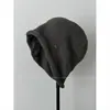 Gorro de punto de estilo casual, estilo coreano para mujer, cálido para otoño e invierno, adecuado para circunferencia de cabeza grande, hace que la cara se vea más pequeña, gorro de punto holgado para clima frío
