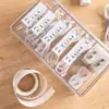Pegatinas de Etiquetas Desprendibles Sin Rastro para Refrigerador, Congelador, Cajas de Almacenamiento de Alimentos, Notas Adhesivas de Clasificación de Alimentos, Etiquetas de Clasificación Impermeables