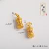 Acessórios DIY de Ouro de Areia Vietnamita Contas com Furo Grande Totem Pulseiras Combinando para Casais Materiais de Acessórios A Fortuna Vem com o Tempo