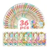 Modelo Novo Transfronteiriço de 36 Cartas Inspiradoras, Cartas de Afirmação Positiva com Estética de Aquarela Criativa para Cura Psicológica de Adultos