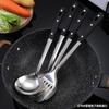 Espátula de Aço Inoxidável Concha Utensílios Domésticos Espátula para Fritar Panela Quente Colher de Arroz Utensílios de Cozinha Atacado
