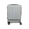 Maleta con Carrito Multifuncional Personalizada, Maleta de Flip Frontal, Maleta con Carrito para Portátil, Maleta de Flip Frontal con Ruedas Universales
