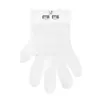 Guantes de cocina transparentes de PE de grado alimenticio, desechables, de corte alto-bajo, engrosados, para catering, langosta, hogar, venta al por mayor
