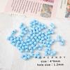 Cuentas de Cacahuete DIY Hechas a Mano Cuentas de Aleación Cadena para Teléfono Móvil Accesorios de Joyería Colgante de Cuenta Suelta Pulsera Colorida Collar Jenga