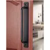 Maçaneta de Porta de Varanda Liga de Alumínio Maçaneta Porta de Madeira Janela Furo-Livre Porta de Correr de Vidro Porta Móvel Maçaneta Autoadesiva Forte