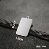 Joias Yuxi Estilo Europeu e Americano Pingente de Aço Inoxidável Tag em Branco Polido Dupla Face Gravação a Laser Nomes Personalizados de Casal