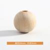 Cuentas Hemu Cuentas Sueltas Color Madera Madera de Loto Agujero Grande Cojín para Asiento de Coche Accesorios para Joyería DIY Cuentas para Ensartar Venta al por Mayor