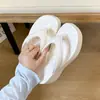 Chanclas de cuña para mujer que aumentan la altura 7 cm, Chanclas de verano de moda al aire libre de Eva, Versátiles, con suela gruesa, para combinar con faldas