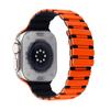 Correa para Apple iWatch S9, correa para Apple Ultra8, correa de silicona magnética bicolor para Apple Watch.