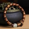 Ébano bambú DIY para siempre noche pulsera joyería fabricantes mayoreo especificaciones 0.8 rosario para hombres y mujeres adornos pulsera