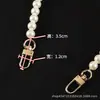 Cadena de Bolso de Perlas, Cadena de Perlas de 8 mm Cadena Decorativa para Bolsos de Ropa, Cadena de Copa, Varios Largos Accesorios DIY