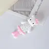 Nova saia elegante, gato de pernas compridas, presilha de cabelo criativa fofa, acessório de cabelo para meninas, presilha jacaré, presilha de franja estilo ins