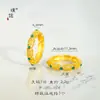 El Mismo Estilo que el Anillo de Filigrana Floral Esmaltado Oro Arena de la Tienda Dorada Puzuo, Nuevo Estilo Chino, Todo va Bien, Anillo para Dedo Índice con Patrón de Hierba Tang