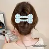 Pinza plana para el cabello que no lastima la parte posterior de la cabeza, adecuada para mujeres con cabello fino, pinza de cocodrilo elegante y exquisita, pasador versátil