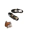 Zapatos Mary Jane planos estilo mango francés de punta redonda para mujer 2026, con diseño de doble hebilla, estilo versátil y suelas suaves