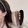 Coreia do Sul Doce Faixa de Veludo de Aba Larga Feminina 2024 Nova Faixa de Cabeça de Alta Qualidade Outono e Inverno Espuma Grossa Alta Craniana Acessórios de Cabelo