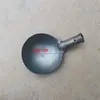 Colher de Ferro de Aço, Pá de Terra, Pá Grande de Ferro em Forma de S, Pá de Escória, Pá de Ferro para Dragagem de Lodo de Esgoto, Reta